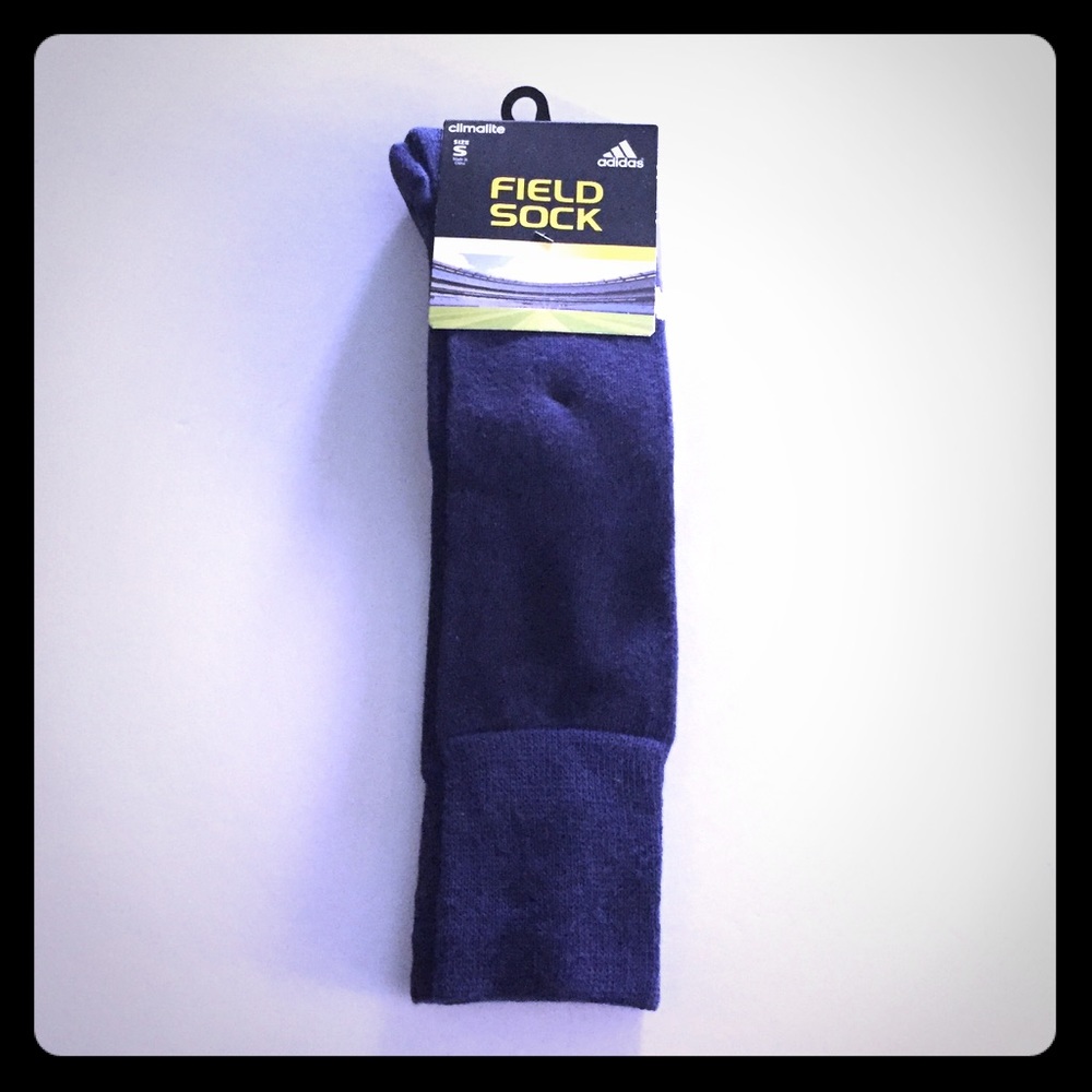 Adidas Climalite Soccer/Sports Navy "Field" Socks Size Small
